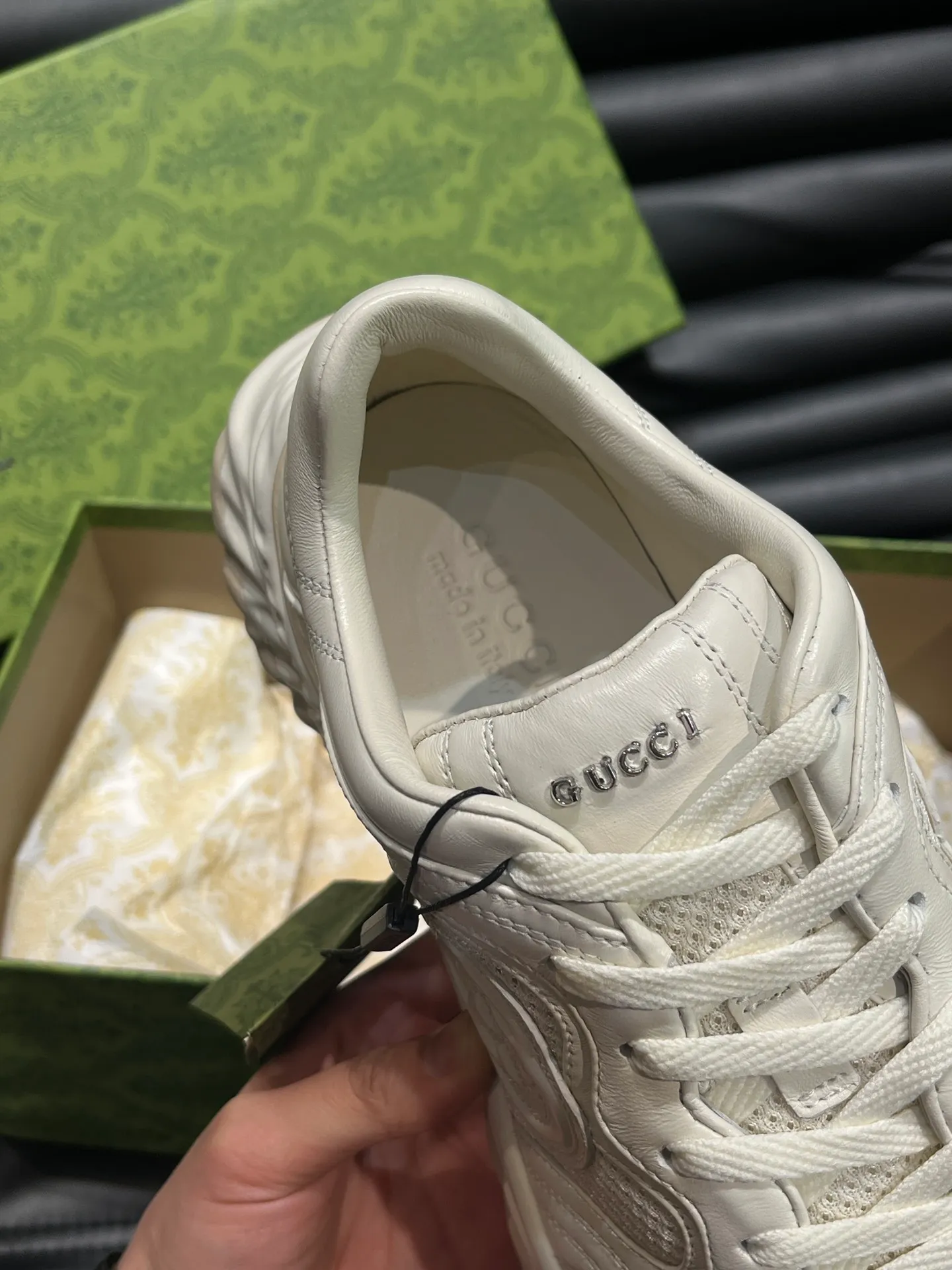 Men's Men's Shoes💰p760 "Gucc*" Ri Men's Men's Shoes💰p Men's Men's Shoes💰ple Series 2024ss👫Couple Style Casual Sports Shoes, buy the original and accurately reproduce it! Restore the quality of details, Gucci Ri men's shoes 💰p men's shoes 💰ple series sports shoes are made with innovative stitching technology to create a flowing texture like water. The leather design is paired with three-dimensional interlocking Double G leather patches and Gucci letter metal accessories, creating a free flowing texture of the entire shoe with a 3D effect. A classic and versatile piece that feels super comfortable on your feet! Female 35-40 Male 38-45